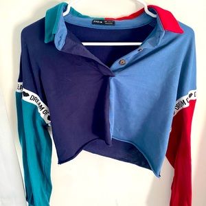 SHEIN cute vintage looking crop top!